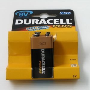 סוללה DURACELL plus9V  מרובע