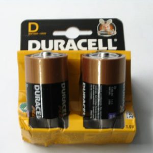 סוללות DURACELL plusD  סט של 2יחידות