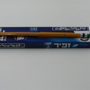 עפרון זפיר עם מחק סט 12יח
